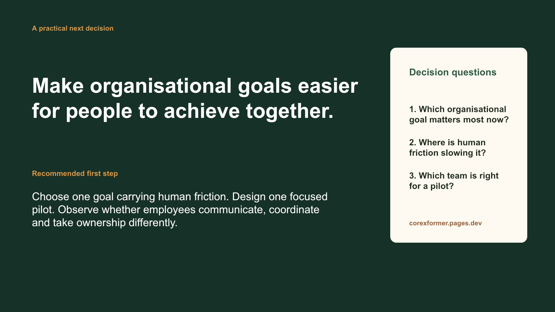 Organisation impact deck slide 9